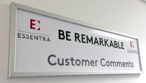 Essentra Customer Comment Board