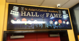 St Aidan’s Hall of Fame Sign
